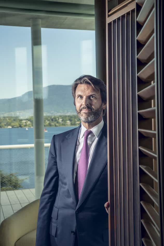 <p>Portrait de Hubert Keller, directeur de la banque Lombard Odier
Bellevue - GE, Le 03.09.2025
© David Wagnières pour Le Temps</p>
