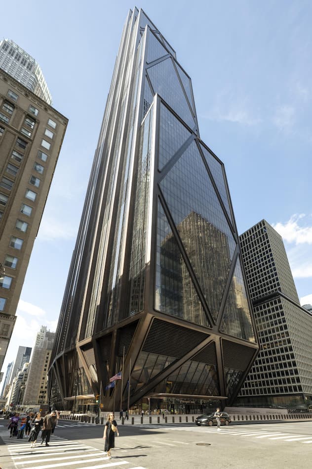 <p>Der J.P.-Morgan-Chase-Tower von Park Avenue aus.</p>