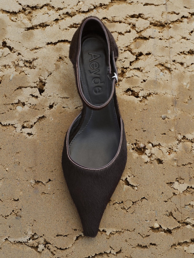 <p>Pump Tillie mit Ponyhaar-Finish und Kitten-Heel, in fünf Farben erhältlich, ca. Fr. 455.–.</p>