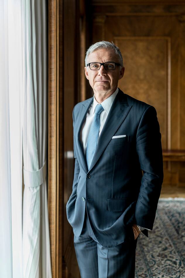 Urs Rohner, Verwaltungsratspräsident der Credit Suisse, fotografiert im Hauptsitz am Paradeplatz in Zürich.