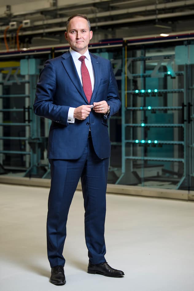 Interview mit Ypsomed CEO Simon Michel am 16.12.2018 in Burgdorf. Foto: Raphael Moser