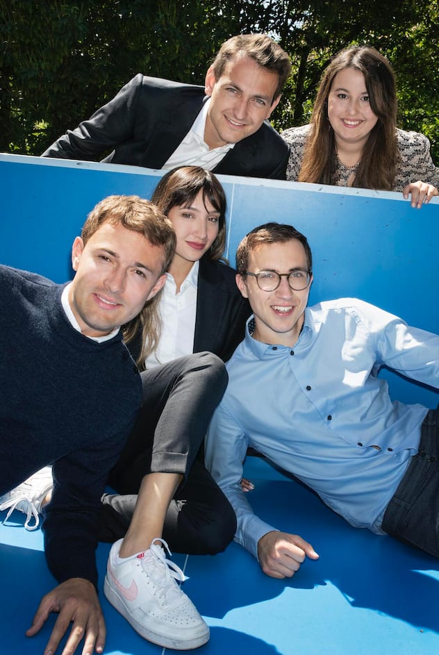 KULTUR WIE BEI EINEM START-UP Philipp Binkert, Antonia Unger (beide hinten), Basile Morel, Chiara Koopmans und Urban Hofstetter (v.l.) ist die unternehmerische Denkweise gemein.