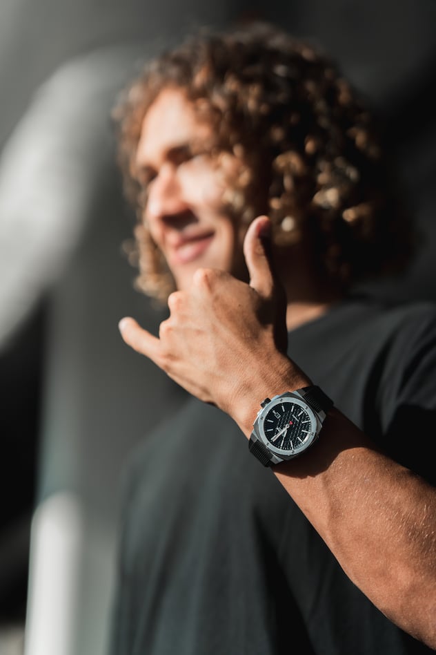 Alpina-Botschafter Greg Ruhoff: Der coole Profi-Sportler.