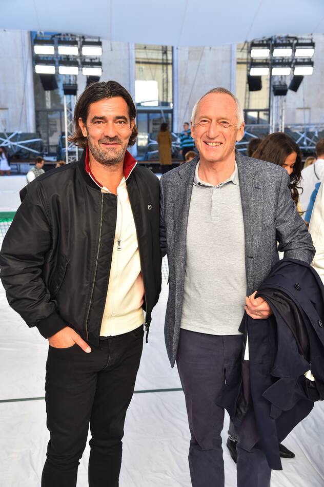 Manor-Mitbesitzer Didier Maus (r.) ­zusammen mit ­Maus-Frères-CEO Thierry Guibert.