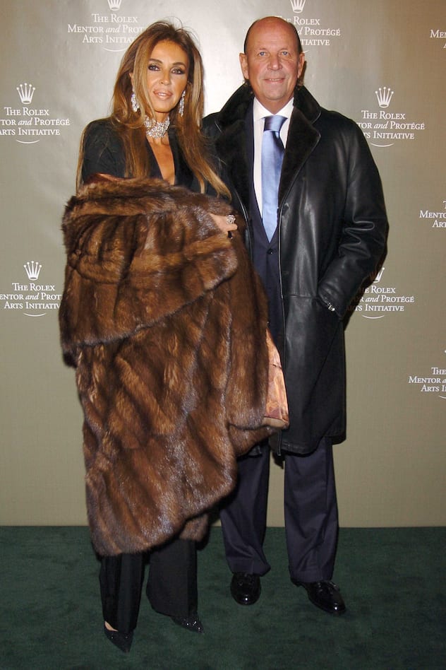 Patrick Heiniger mit Freundin Nina Stevens an einem Rolex-Event in New York im Jahr 2005.