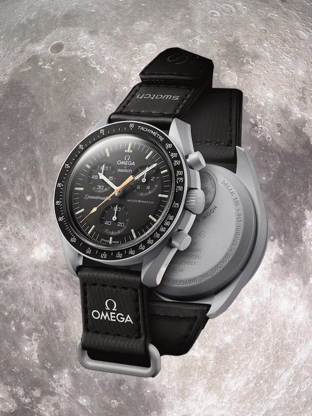 Schwarze MoonSwatch