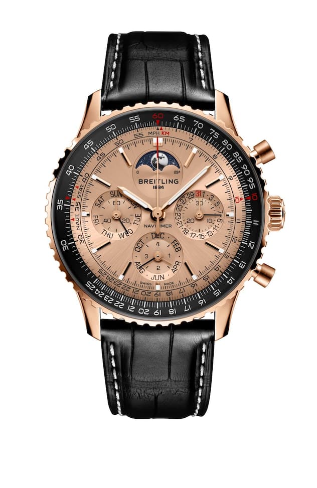 Breitling Navitimer B19 Chronograph 43 Perpetual Calendar 140th Anniversary_Ref. RB19101A1H1P1_RGB