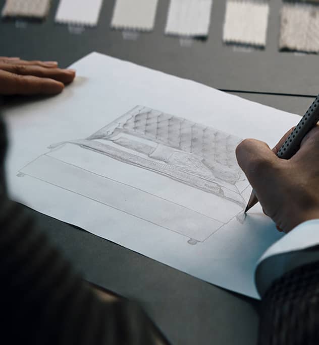 Bei Schlossatelier werden Matratzen und Betten nach Kundenwünschen von Hand gefertigt.