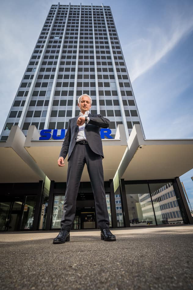 Sulzer Ceo Gregoire Poux-Guillaume im Headquarters.Winterthur (ZH)