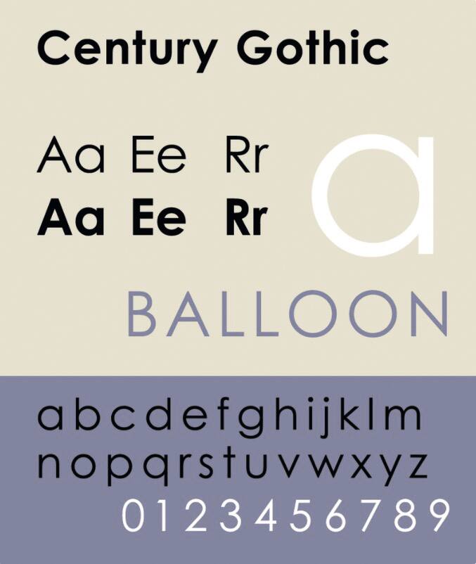 Century Gothic