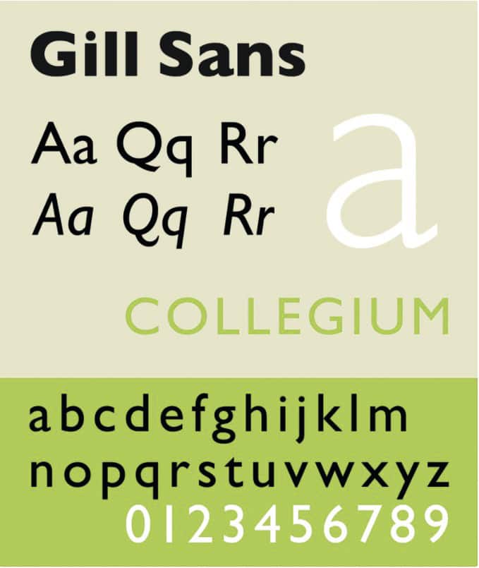 Gill Sans