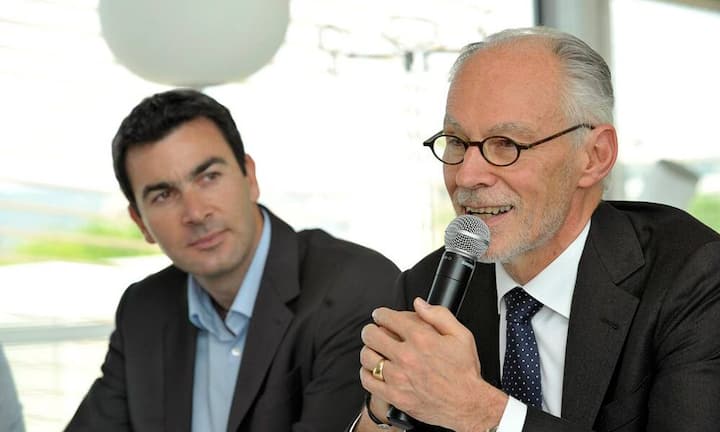 Bei der Partnerwahl kam indes auch Alexis Lombard nicht zum Zuge, Sohn des 2014 ausgeschiedenen Partners Thierry Lombard (im Bild rechts). Beide haben nun mit Lombard Odier gebrochen und beim Wettbewerber Landolt & Cie angeheuert.Bilder: Keystone/Martina Huber/ Regeringskansliet