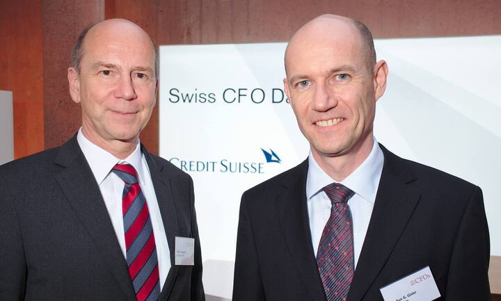 Albert Angehrn, Leiter Large Swiss Corporates, Credit Suisse AG;
Markus G. Gisler, Präsident CFOs