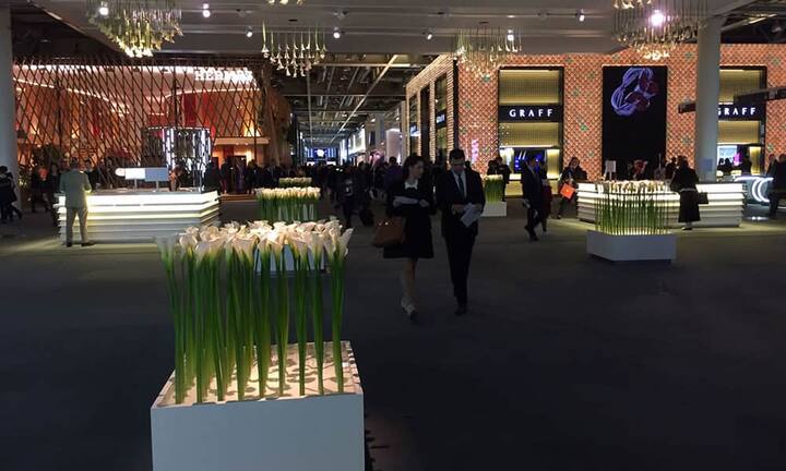 Alles sehr gediegen: Besucher und Stände an der Baselworld.