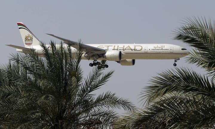 Platz 9: Nach Platz sieben im Vorjahr belegt Etihad Airways des Emirats Abu Dhabi in diesem Jahr Platz neun.