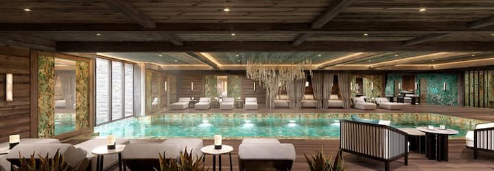 Der Wellnessbereich übertrumpft so manche 5-Sterne-Resorts.