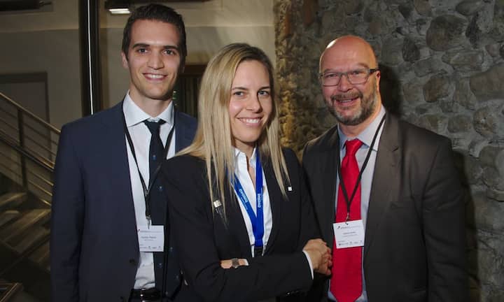 Pascal Fischer, Head of Procurement, RBS Services;
Alexandra Schaller, ZKB;
Erwin Adank, Key Account Manager, Avaloq Evolution AG