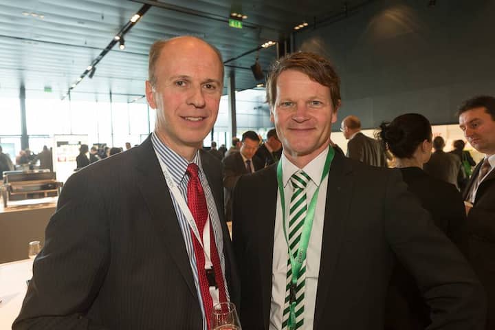 Marc Amblard, CEO, EFQM; Peter Staub, CEO, pom+Consulting