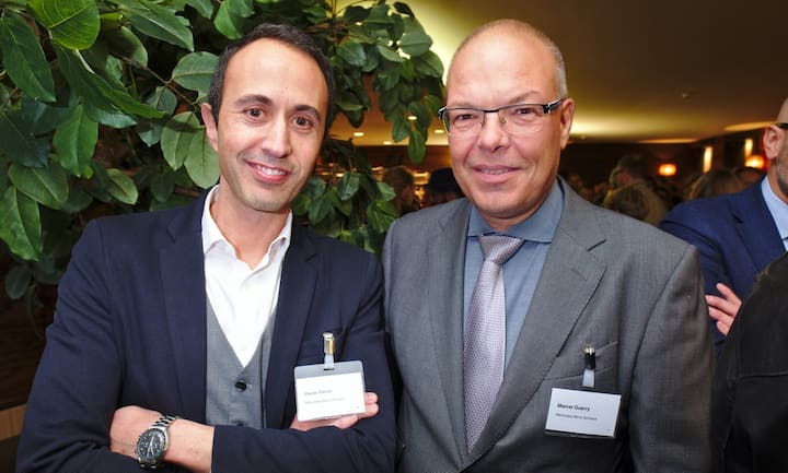 Oscar Ferrer, Leiter Marketing, Mercedes-Benz Schweiz;
Marcel Guerry, CEO, Mercedes-Benz Schweiz