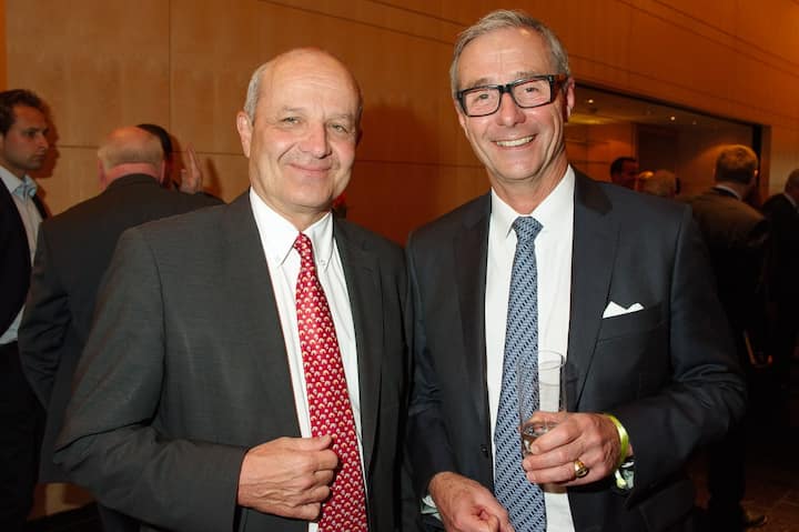 Martin Naville, CEO, Swiss-American Chamber of Commerce; Daniel Küng, CEO, Switzerland Global Enterprise