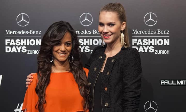 Die Fashion Days in Zürich als Treffpunkt der Stars und Sternchen: Letztes Jahr waren unter anderem die beiden Ex-Schweizer-Missen Aline Buchschacher (links) und Kerstin Cook (auch dieses Jahr wieder) dabei ...