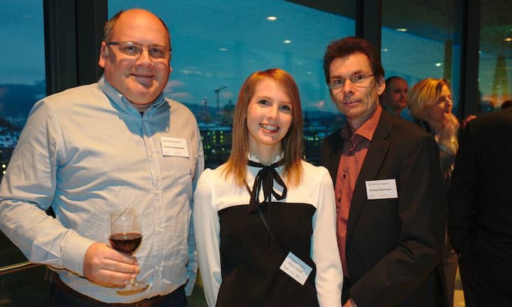 Antonio Perissinotto, CEO, Peri-IT;
Stefanie Kirmeier, account manager, Wagner AG;
Thomas Eltschinger, Consultant, Wagner AG