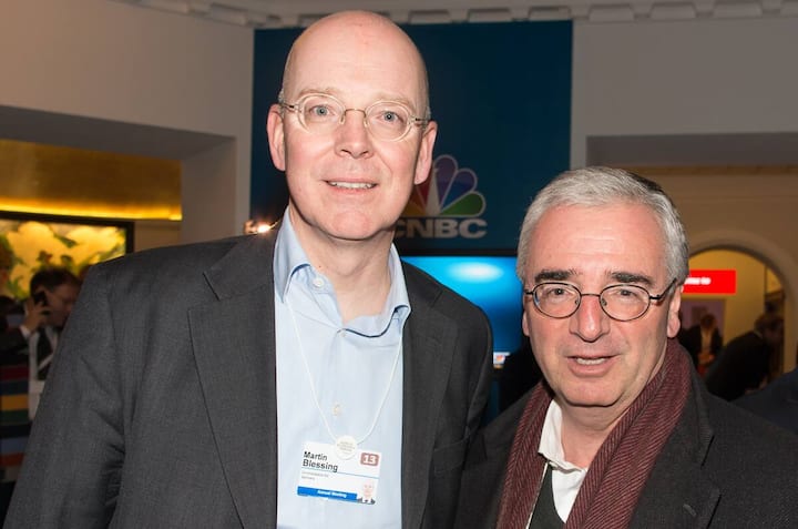 Martin Blessing, Commerzbank AG; paul Achleitner, Aufsichtsratsvorsitzender Deutsche Bank