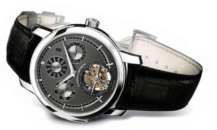 7. Vacheron Constantin Traditionnelle Kaliber 2755
Die Komplikationsuhr der ältesten ununterbrochen tätigen Uhrenmanufaktur der Welt gibt es ab etwa 550'000 Franken. Die Preise reichen bis weit über 700'000 Franken. Das abgebildete Exemplar kostet 615'000 Franken.