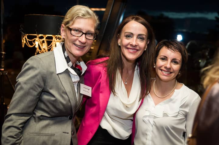 Annewien Deinum - Axel Springer Schweiz AG / Sandra Bruderer - BILANZ / Samira Tamburini - Les Ambassadeurs AG
CDX_4895 / Corin Ballhaus - Ballhaus Wording / Clivia Koch - Verband Wirtschaftsfrauen Schweiz / Doris Aebi - Aebi + Kuehni AG