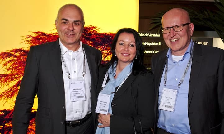 Stefan Metzger, Country Manager Switzerland, Cognizant Technology Solutions;
Jutta Schilling, Senior Consultant, Humanis AG;
Paul Kummer, CEO, comparis.ch (v.l.n.r.)