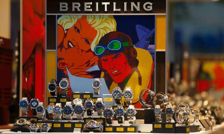 Breitling liegt mit rund 340 Millionen Dollar auf Rang 58.Bilder Keystone/Bloomberg