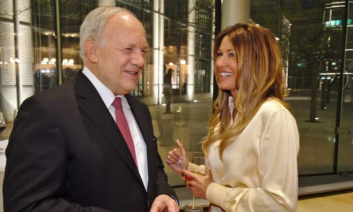Johann-Niklaus Schneider-Ammann, Bundesrat;
Kirsty Bertarelli