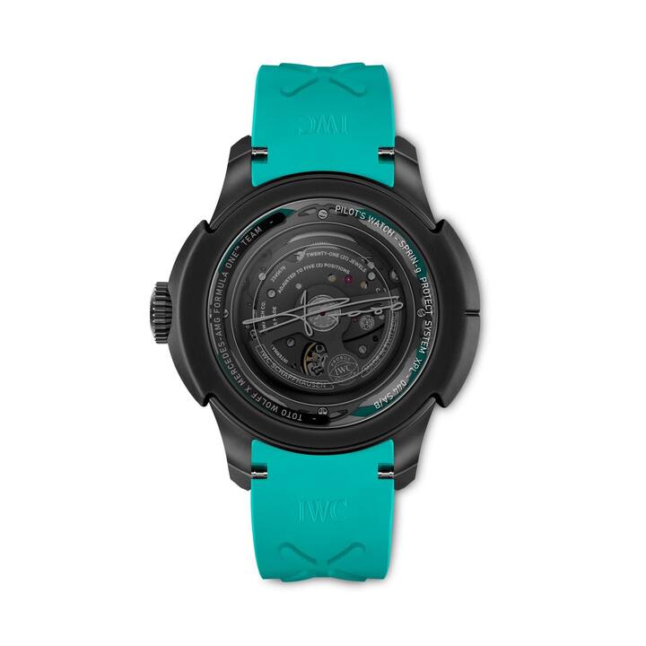 Toto Wolff Wearing the Big Pilotâs Watch Shock Absorber XPL Toto Wolff x Mercedes-AMG PETRONAS Formula Oneâ¢ Team (Ref. IW356201)