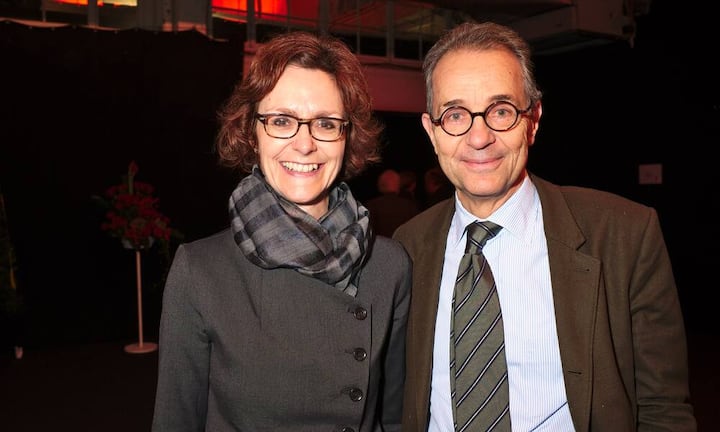 Monika Rühl, Direktorin economiesuisse;
Tim Guldimann, alt Botschafter