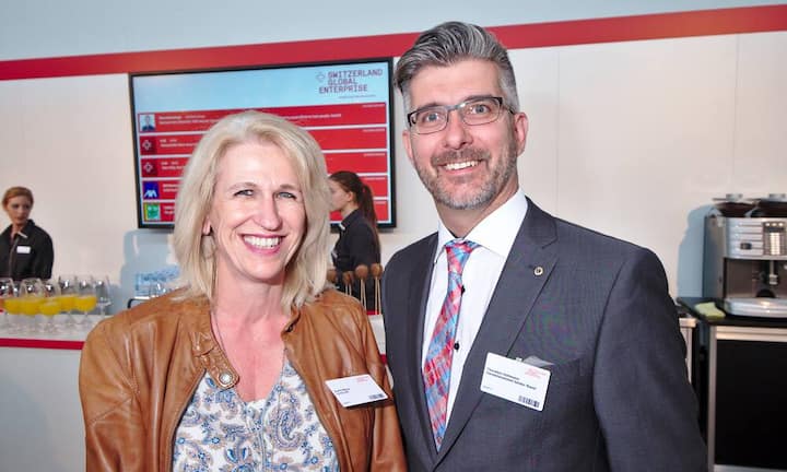 Astrid Marty, SAP Business Analyst, Lonza Ltd.;
Thorsten Hohmann, Abteilungsleiter, Handelskammer beider Basel