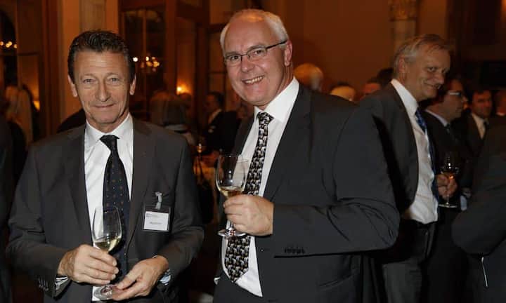 v.l.n.r. Jörg Bischof; Rheinmetall Schweiz AG, Alain Jordi; PV Computing AG