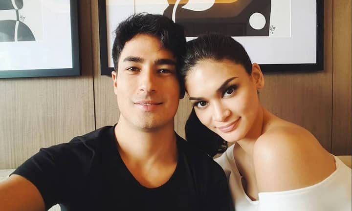 Vor zwei Wochen postete Marlon Stöckinger dieses Foto von sich und Miss Universe Pia Wurtzbach. Dazu schrieb er: «NY-Manila with this one».