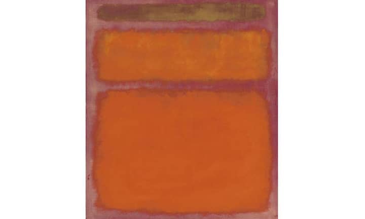 Platz 12: Mark Rothko – «Orange, Red, Yellow» (1961)
Weil sich das Picasso-Bild an die Spitze gesetzt hat, fliegt Rothko aus den Top Ten der teuersten Gemälde aller Zeiten. Das Rothko-Bild entstand zu einer Zeit, als er kommerziell erfolgreich wurde. 1961 verkaufte er acht Bilder, zwei davon zu einem Preis von je 15'000 Dollar. Das Bild «Orange, Red, Yellow» wechselte 2012 für 87 Millionen Dollar den Besitzer. Bilder: Keystone