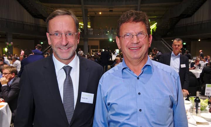 Renato Tami, Geschäftsführer, Elcom;
Siegfried Gerlach, CEO, Siemens Schweiz