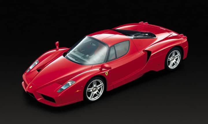 Platz 5: Der Nachfolger des legendären Ferrari «Enzo» (Bild) gibt es zwar noch nicht. Aber man vermutet, dass der Ferrari F70 rund 650'000 Euro kosten wird. (Bild: Wikimedia/Norbert Aepli/CC)