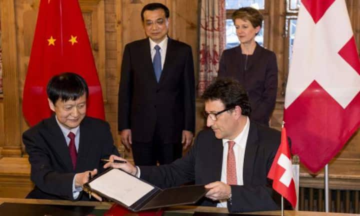 Im Rahmen des World Economic Forums stärkt die Schweiz ihre Beziehung mit China.