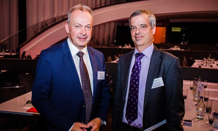 Urs Schaeppi, Asut-Vorstand / CEO der Swisscom AG und Giovanni Conti, Bundesamt für Informatik & Telekommunikation BIT