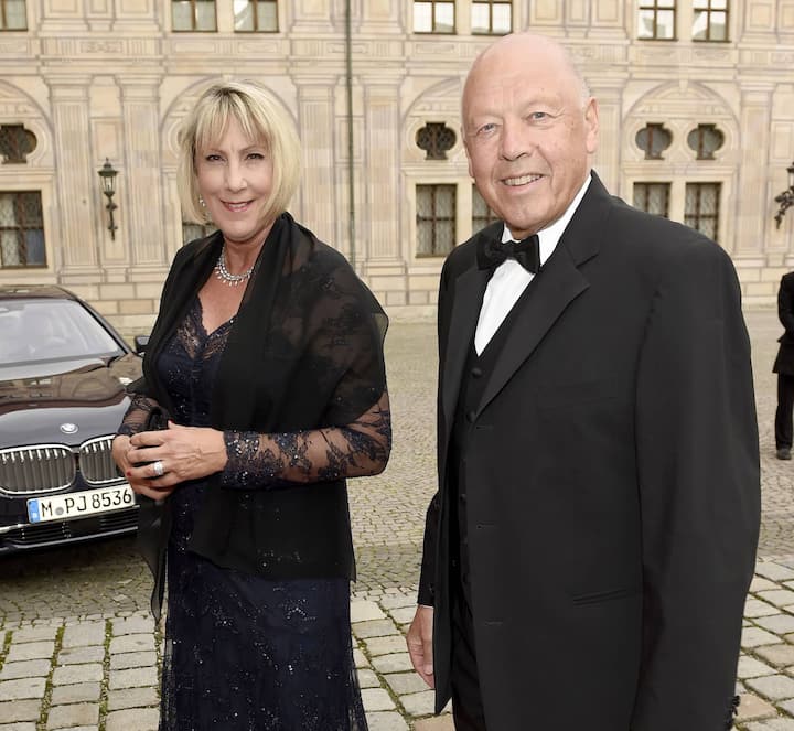 Theo Mueller und Frau Ines Huerel Benefizdinner