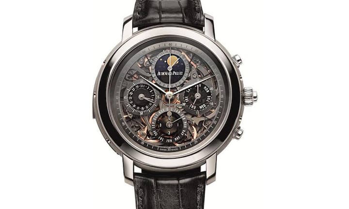 4. Audemars Piguet Royal Oak Grande Complication
Die Komplikationen der Waadtländer sind auf Chrono24 ab etwa 200'000 Franken zu haben. Die abgebildete Uhr kostet etwa 820'000 Franken. Noch teurer sind einige Taschenuhren der Waadtländer.