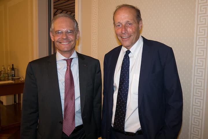 Reto Müller-Forrer, VR-Präsident Helbling Holding AG; Thomas Hammer, Partner Egon Zehnder International