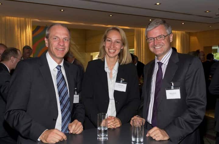 Andreas Stuker, COO SAP (Schweiz) AG; Cécile Guth, CFO Schuler St. Jakobskellerei & Cie. AG; Bruno Glaus, Managing Partner HPO AG