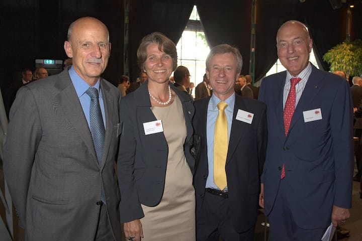 Giorgio Behr, CEO & Präsident BBC Group; Franziska Borer Blindenbacher, Bundesamt für Raumentwicklung; André C. Wohlgemuth, Ehrenmitglied ASCO; Peter Steiner, VR Peter Steiner Holding AG