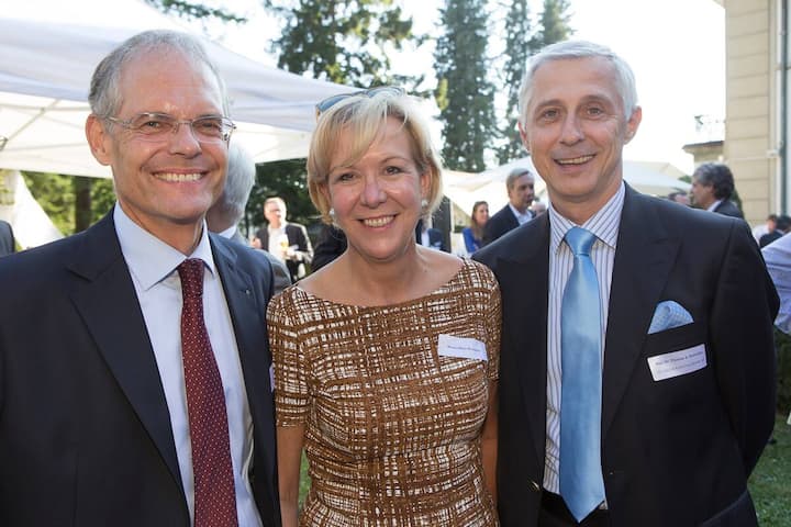 Reto H. Müller, VR-Präsident & CEO, Helbling Holding AG; Monika Ribar Baumann; Thomas A. Gutzwiller, VR, St. Galler Kantonalbank AG