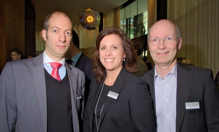 Adrian Verardi, Director, Swiss & Global Assest Management Ltd.;
Simone Kölle, Head Marketing & Communications, SIX Swiss Exchange Ltd.;
Thomas Göggel, Portfolio Manager, BLZ AG