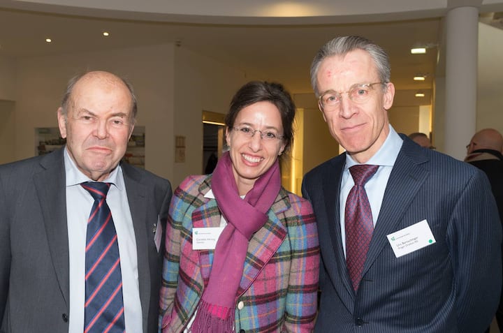 Urs Schneider, International University Geneva; Cornelia Herzog, Deloitte; Urs Bertschinger, Prager Dreifuss AG